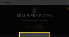 Desktop Screenshot of kronen-brauhaus.de